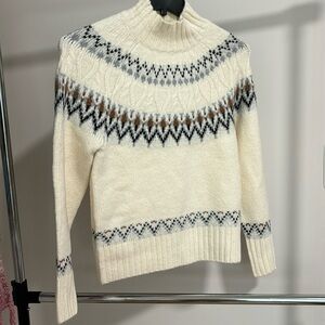 ARTELIER NICOLE MILLER
Fair Isle Mock Neck Sweater